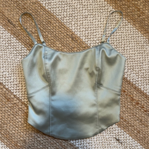 Aritzia silk corset top - Picture 1 of 2